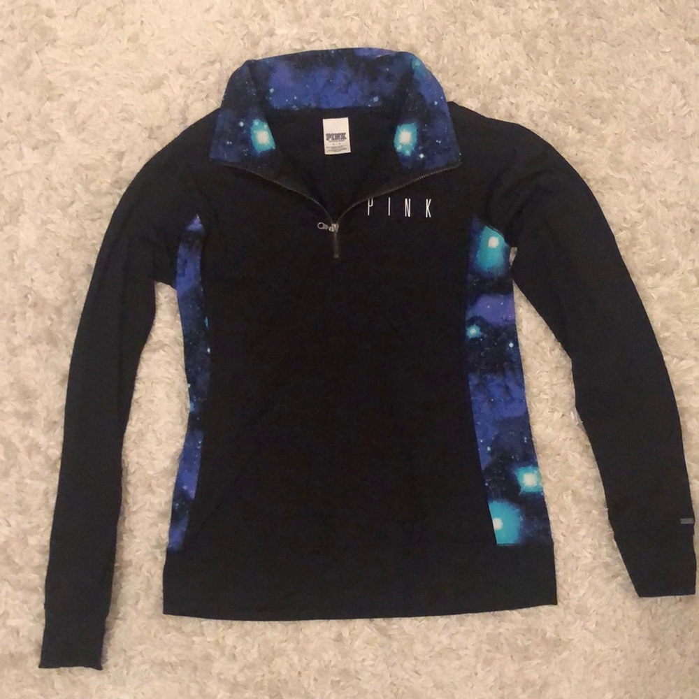 Pink Pullover workout jacket